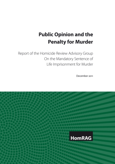 Public Opinion and the Penalty for Murder, PDF eBook