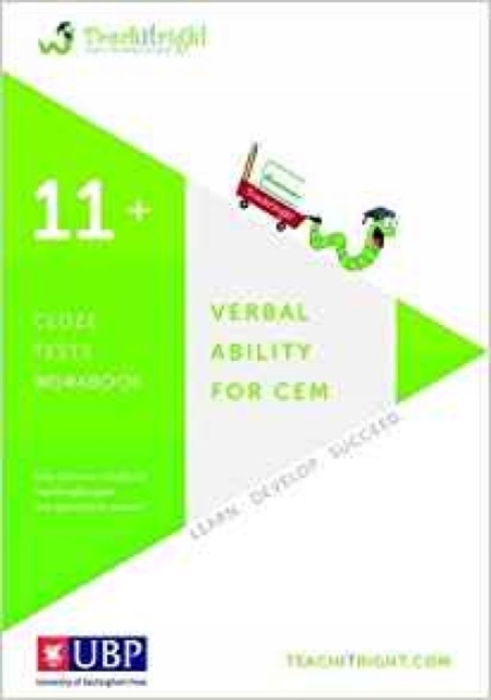 Verbal Ability for Cem 11+: Cloze Workbook, Paperback / softback Book