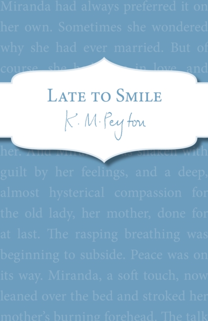 Late To Smile, Paperback / softback Book