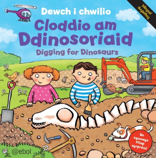 Cyfres Dewch i Chwilio: Cloddio am Ddinosoriaid, Hardback Book