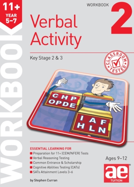 11+ Verbal Activity Year 5-7 Workbook 2 : Including Multiple Choice Test Technique, Paperback Book