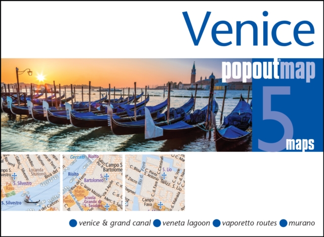 Venice Popout Map, Sheet map, folded Book