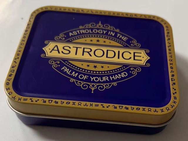 Astrodice and booklet, Mixed media product Book