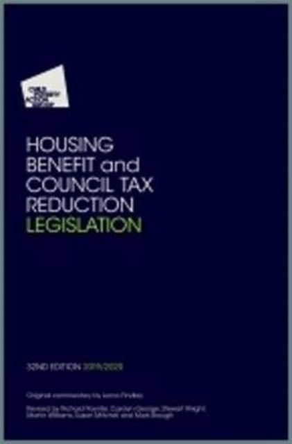 Housing Benefit and Council Tax Reduction Legislation : 2019/20, Paperback / softback Book