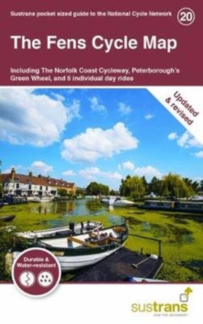 The Fens Cycle Map : Including The Norfolk Coast Cycleway, Peterborough's Green Wheel and 5 individual day rides, Sheet map, folded Book