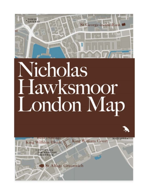 Nicholas Hawksmoor London Map, Sheet map, folded Book