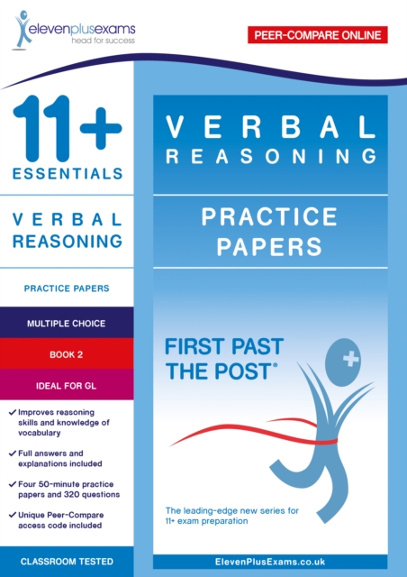 11+ Essentials Verbal Reasoning Practice Papers Book 2, Paperback / softback Book