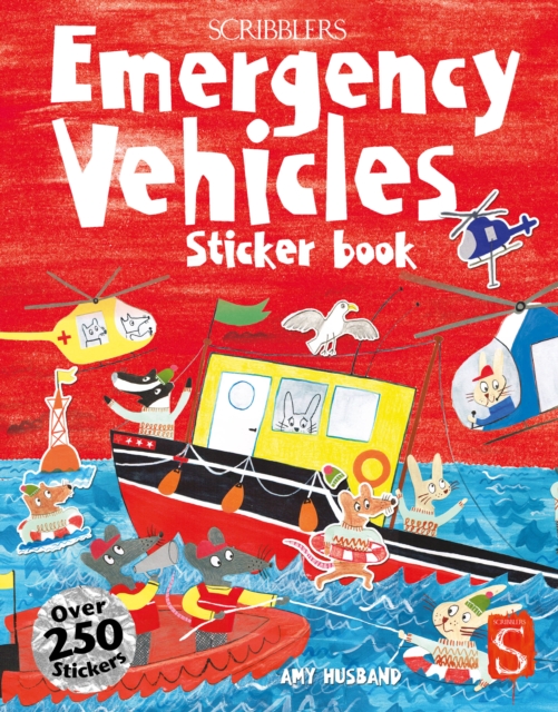 Scribblers Fun Activity Emergency Vehicles Sticker Book, Paperback / softback Book