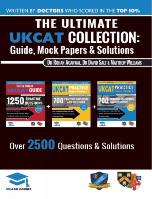 The Ultimate UKCAT Collection : 3 Books In One, 2,650 Practice Questions, Fully Worked Solutions, Includes 6 Mock Papers, 2019 Edition, UniAdmissions, Paperback / softback Book
