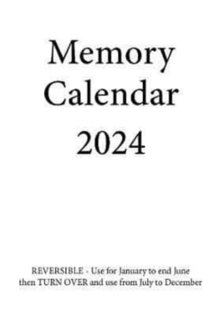 Memory Calendar - 2024, Calendar Book