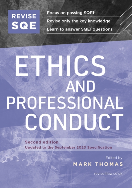 Revise SQE Ethics and Professional Conduct : SQE1 Revision Guide 2nd ed, PDF eBook