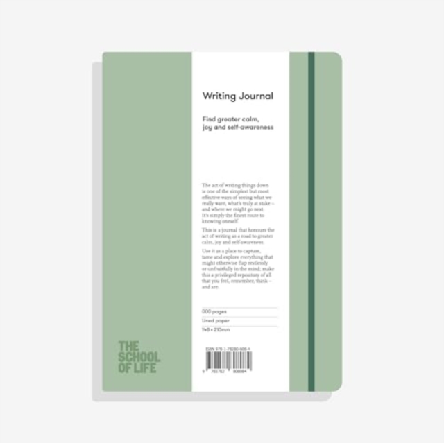 The School of Life Writing Journal - Colour 1 : Find greater calm, joy and self-awareness, Notebook / blank book Book