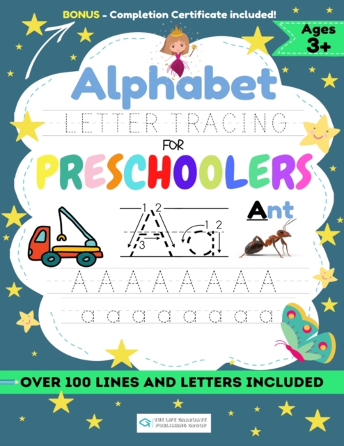 Alphabet Letter Tracing for Preschoolers : A Workbook For Boys to Practice Pen Control, Line Tracing, Shapes the Alphabet and More! (ABC Activity Book) 8.5 x 11 inch, Paperback / softback Book
