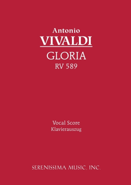 Gloria, RV 589 : Vocal score, Paperback / softback Book