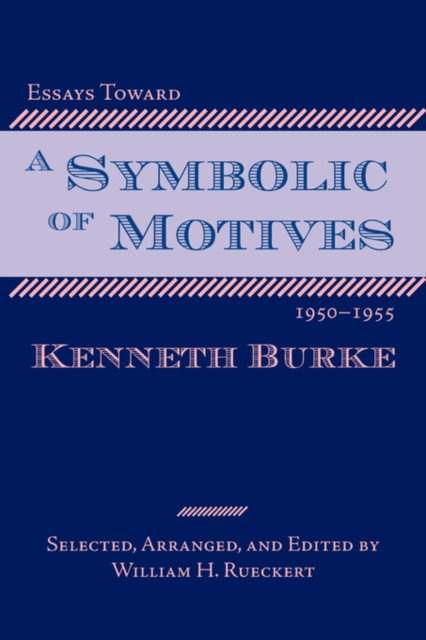 Essays Toward a Symbolic of Motives, 1950-1955, Hardback Book