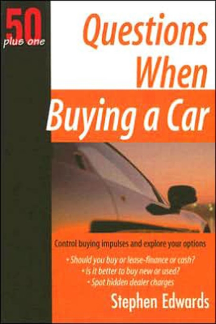 Questions When Buying a Car, Paperback Book