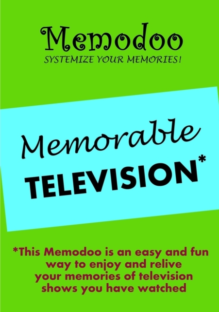 Memodoo Memorable Television, Paperback / softback Book
