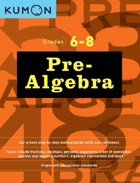 Pre-Algebra Workbook Grades 6-8, Paperback / softback Book