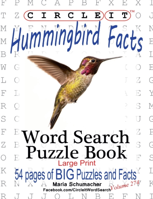 Circle It, Hummingbird Facts, Word Search, Puzzle Book, Paperback / softback Book