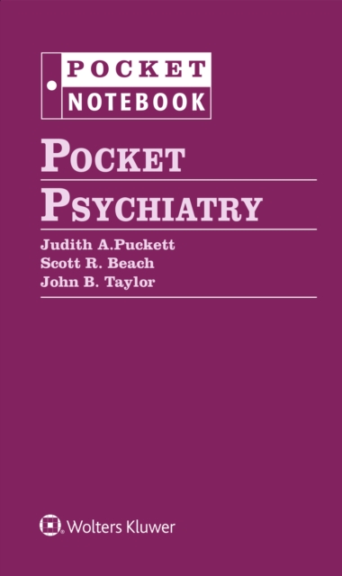 Pocket Psychiatry, Spiral bound Book