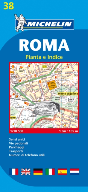 Rome - Michelin City Plan : City Plans, Sheet map Book