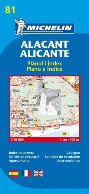 Alicante - Michelin City Plan 81 : City Plans, Sheet map Book