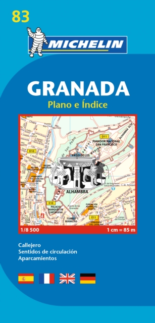 Granada - Michelin City Plan 83 : City Plans, Sheet map Book