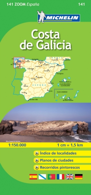 Costa De Galicia, Sheet map, folded Book