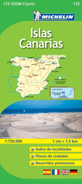 Canary Islands, Sheet map, folded Book