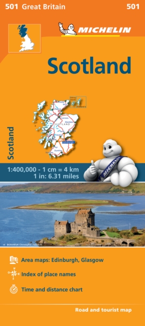 Scotland - Michelin Regional Map 501 : Map, Sheet map Book
