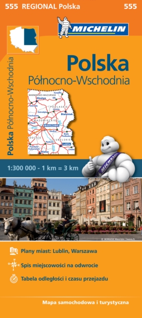 Poland North East - Michelin Regional Map 555 : Map, Sheet map Book
