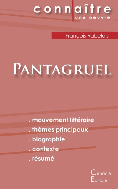 Fiche de lecture Pantagruel de Francois Rabelais (Analyse litteraire de reference et resume complet), Paperback / softback Book