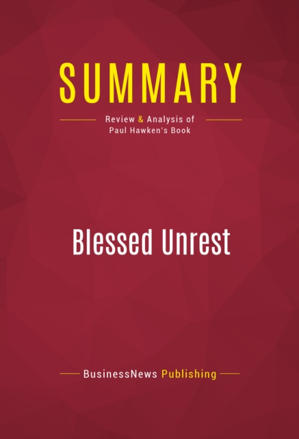 Summary: Blessed Unrest, EPUB eBook