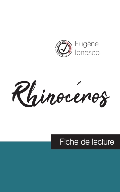 Rhinoceros de Ionesco (fiche de lecture et analyse complete de l'oeuvre), Paperback / softback Book