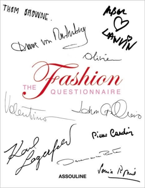 The Fashion Questionnaire, Hardback Book