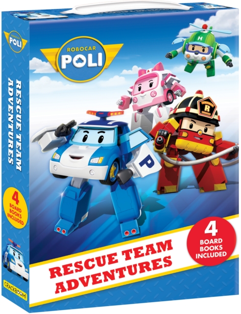 Robocar Poli: Rescue Team Adventures Box : 4 Books Included, Mixed media product Book