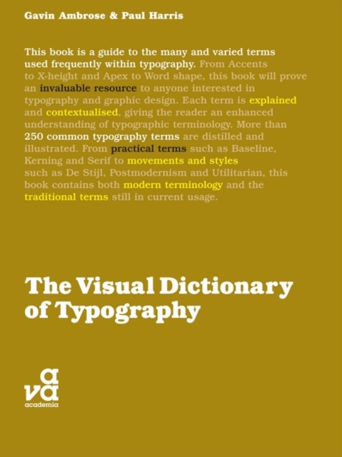 The Visual Dictionary of Typography, Paperback / softback Book