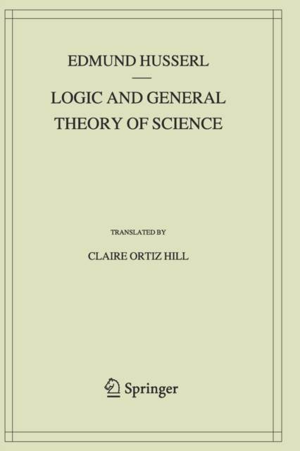 Logic and General Theory of Science, Paperback / softback Book