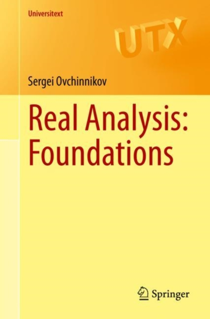 Real Analysis: Foundations, Paperback / softback Book