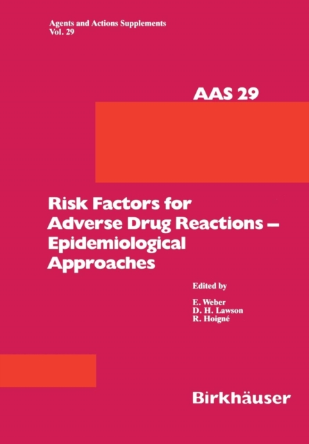 Risk Factors for Adverse Drug Reactions - Epidemiological Approaches, Paperback / softback Book