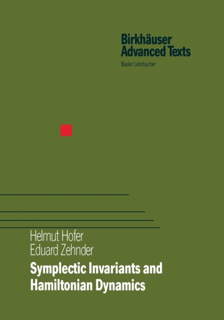 Symplectic Invariants and Hamiltonian Dynamics, Paperback / softback Book