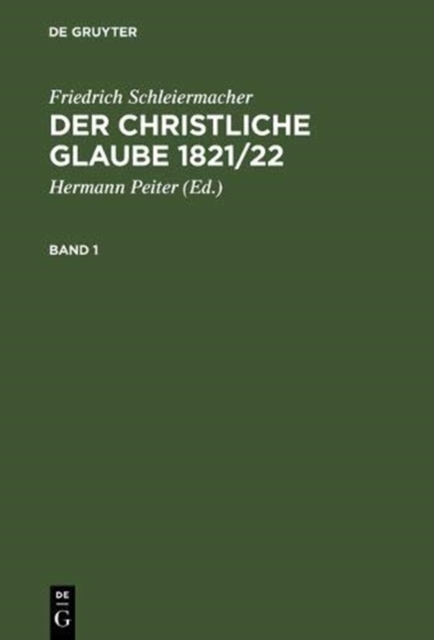 Der christliche Glaube 1821/22, Electronic book text Book