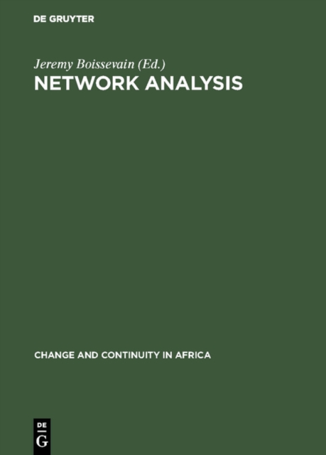 Network Analysis : Studies in Human Interaction, PDF eBook