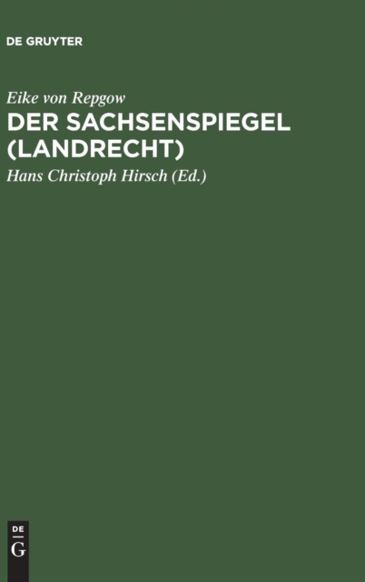 Der Sachsenspiegel (Landrecht), Hardback Book