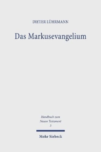 Das Markusevangelium, Hardback Book