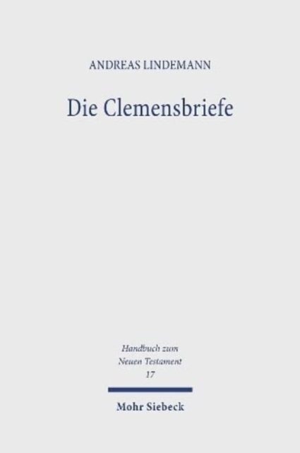Die Clemensbriefe, Paperback / softback Book