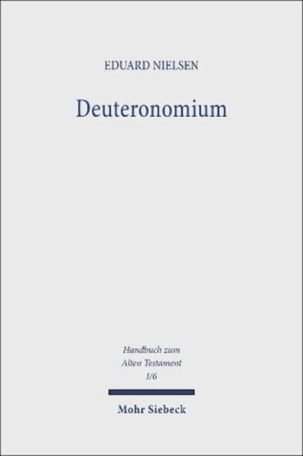 Deuteronomium, Paperback / softback Book