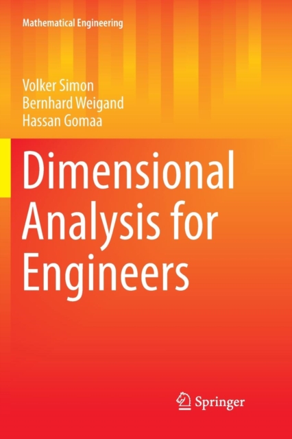 Dimensional Analysis for Engineers, Paperback / softback Book