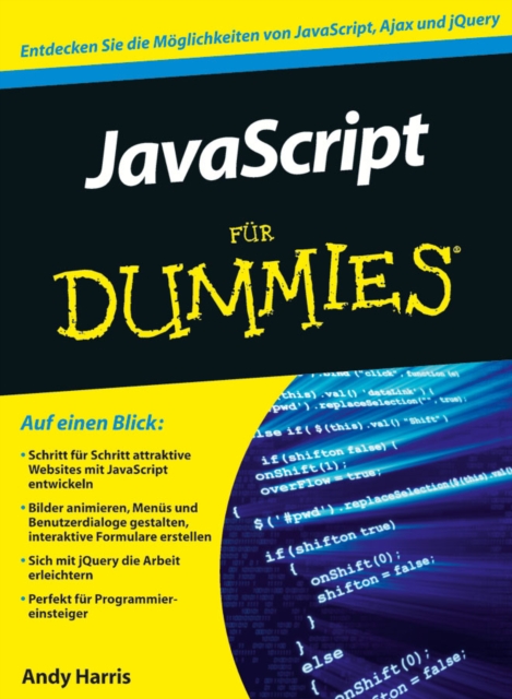 JavaScript Fur Dummies, Paperback Book