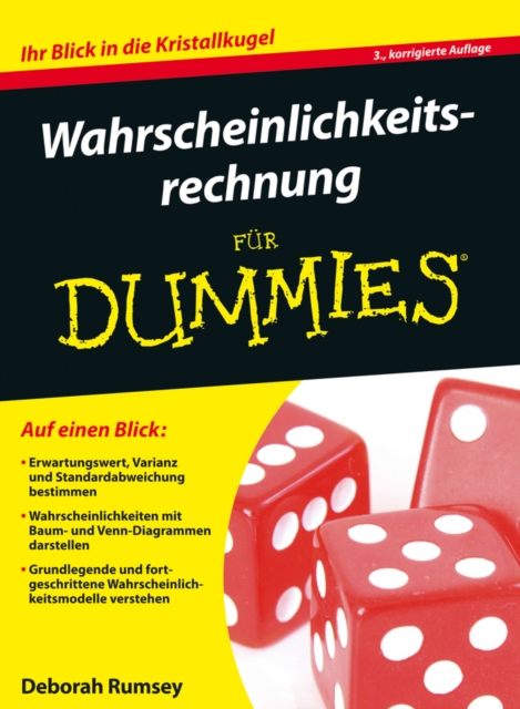 Wahrscheinlichkeitsrechnung fur Dummies, Paperback / softback Book